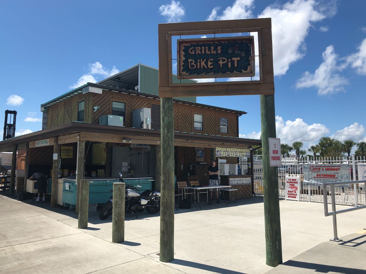 Photo of Grills' Bike Pit and Checkin Booth